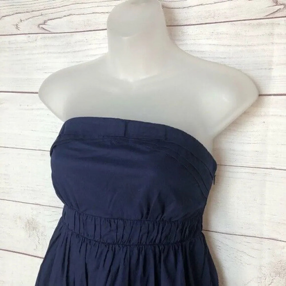 Anthropologie Maeve Height of Summer Dress NAVY 2 - Picture 6 of 11